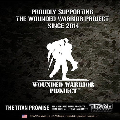 Titan Paracord 281,23 kg SurvivorCord | 100 FEET, DRAGONSCALE