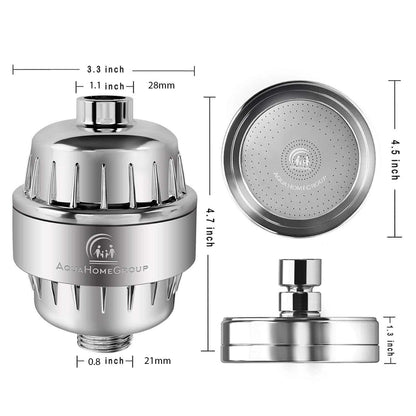 AquaHomeGroup Luxus gefilterte Dusche Kopf Set