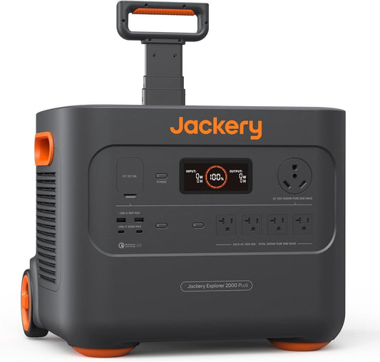 Jackery Portable Power Station Explorer 2000 Plus, Solargenerator