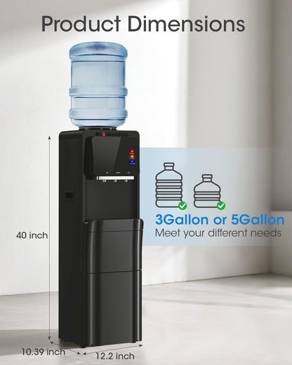 Manastin 4-in-1 Wasserspender mit Eismaschine
