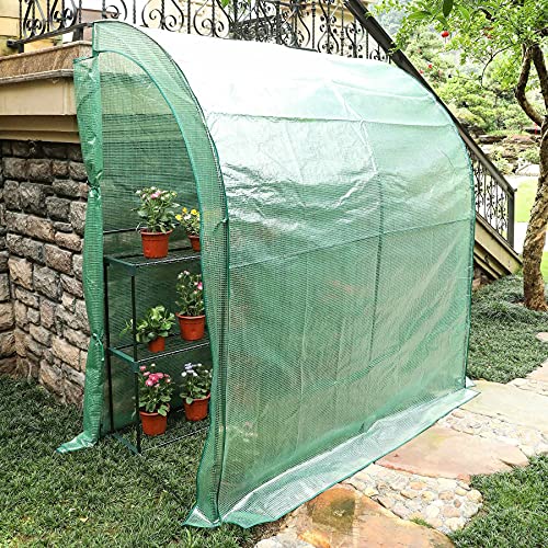 CO-Z Lean zu Greenhouse Walk in, Portable Mini Green House mit PE Cover
