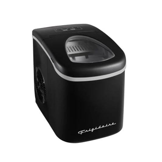FRIGIDAIRE EFIC128AMZBLK Compact Countertop Ice Maker, 11,79 kg pro Tag, Schwarz