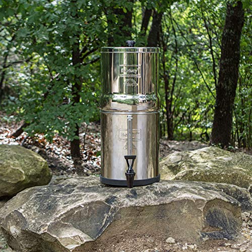Big Berkey® Schwerkraft-gefütterter Wasserfilter mit 2 Black Berkey® Reinigungselementen