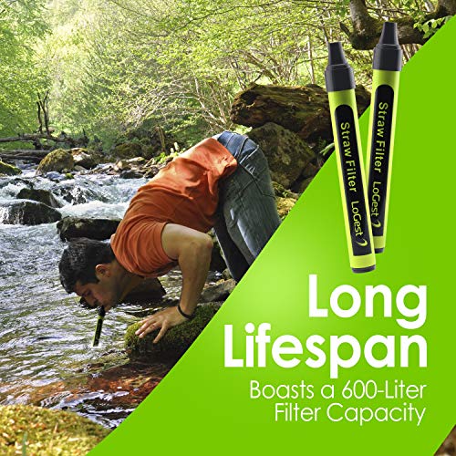 Logest 4 Packung Wasserfilter Straw