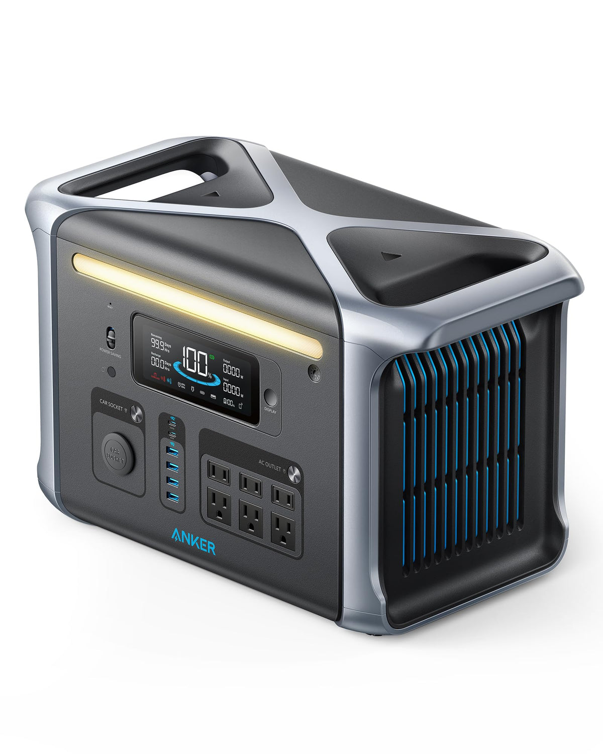 Anker SOLIX F1200 Portable Power Station, PowerHouse 757, 1800W Solargenerator