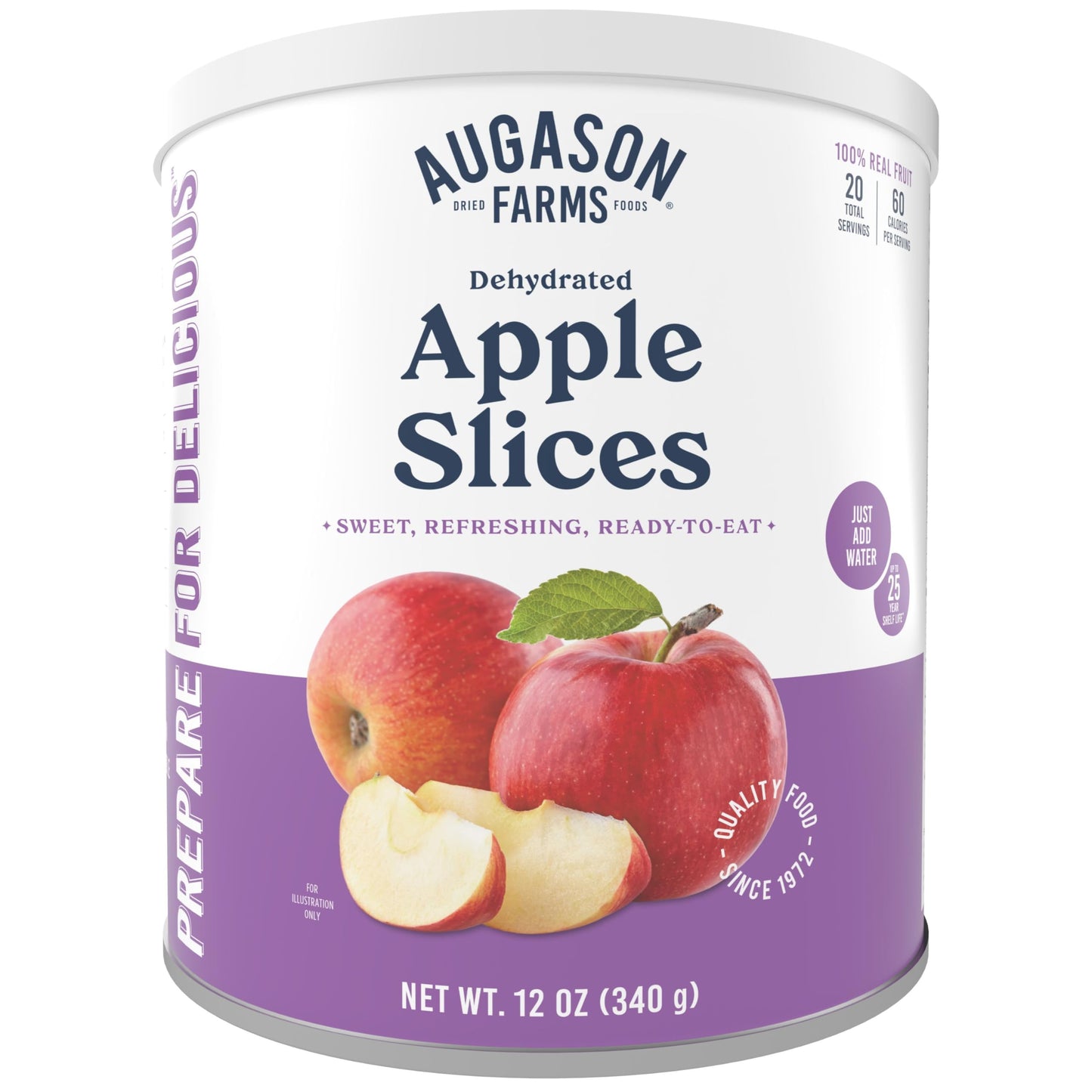 Augason Farms Dehydrierte Apfelscheiben Zertifizierte Glutenfreie Langzeit-Lebensmittellagerung Große Nr. 10 Kann