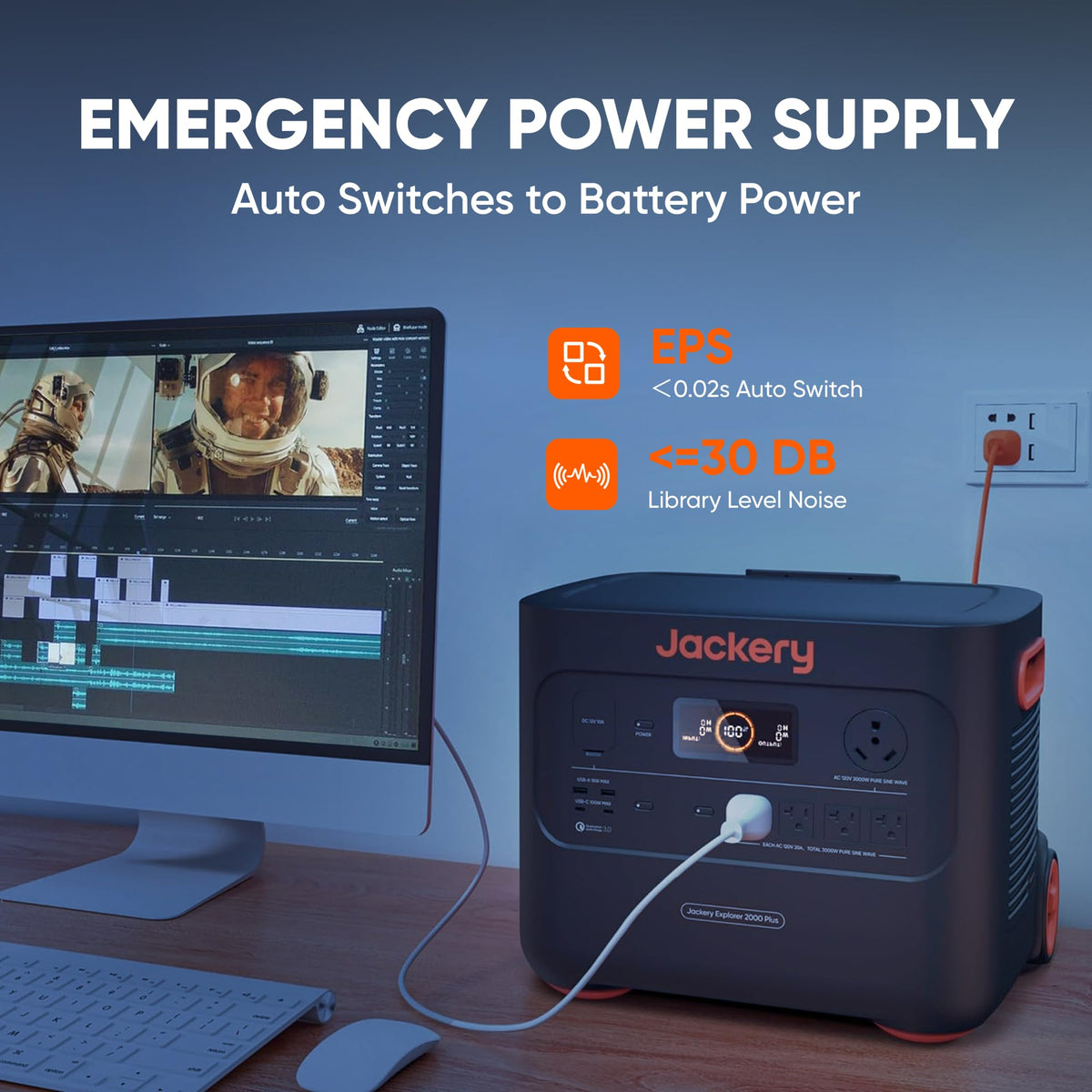 Jackery Solar Generator 4000 Kit, Explorer 2000 Plus und 1X PackPlus E2000