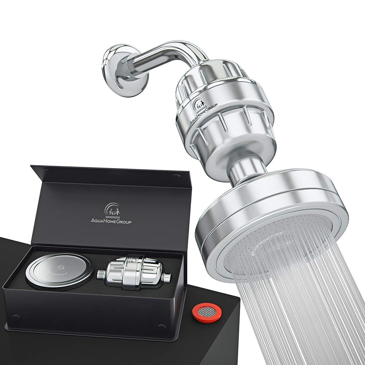 AquaHomeGroup Luxus gefilterte Dusche Kopf Set