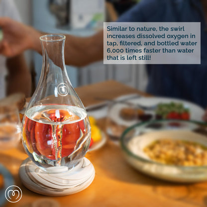 MAYU Swirl Strukturierter Wasser-Pitcher