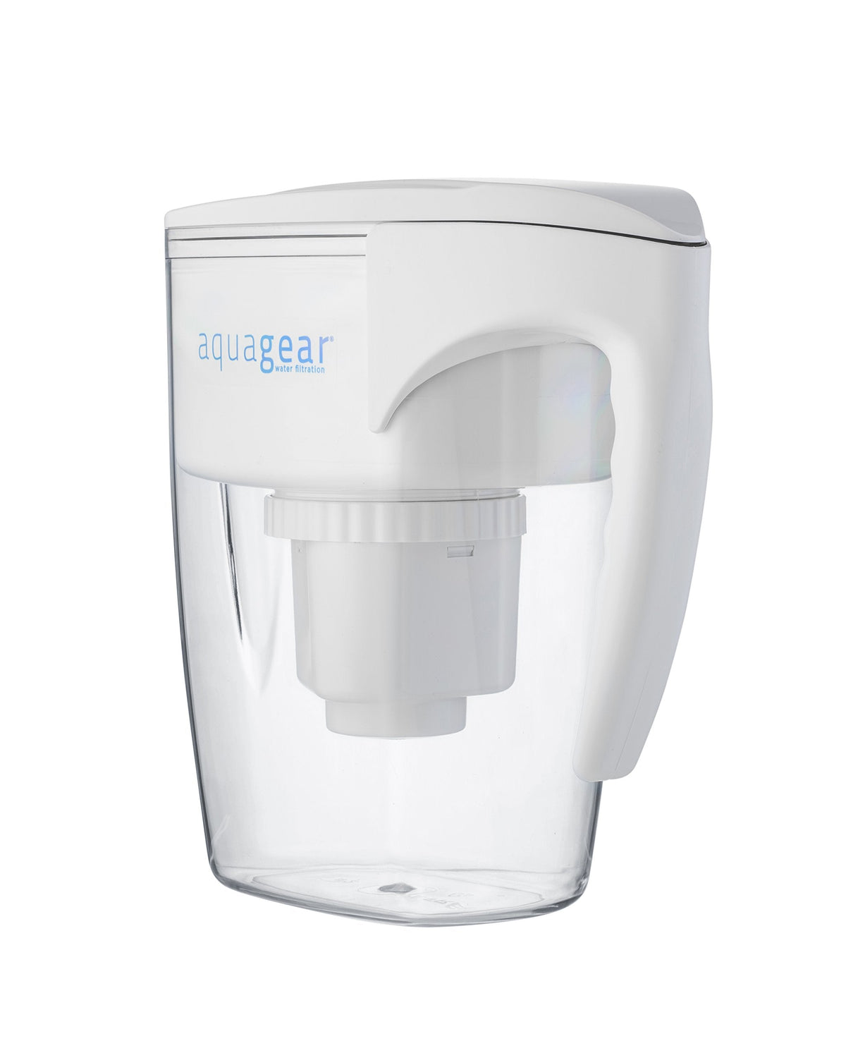 Wasserfilter-Pitcher für Aquageare - Fluorid, Blei, Chloramin, Chrom-6-Filter - BPA-frei, klar