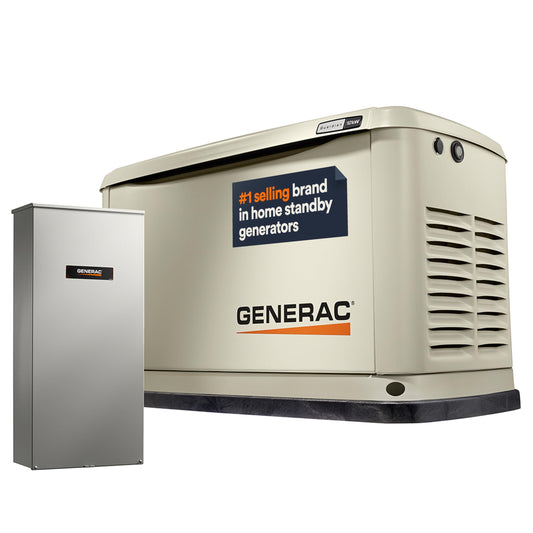 Generac 7172 10kW Air Cooled Guardian Series Home Standby Generator mit 100-Amp Transfer Switch