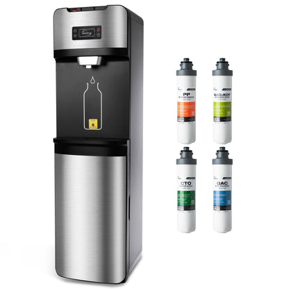 iSpring Flaschenloser Wasserspender mit eingebauter 4-stufiger Filtration