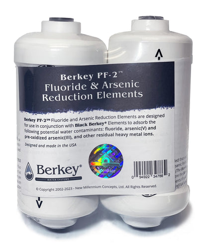 Berkey Authentic Berkey PF-2 Fluorid und Arsen-Reduktionselemente (Set von 2 Elementen)