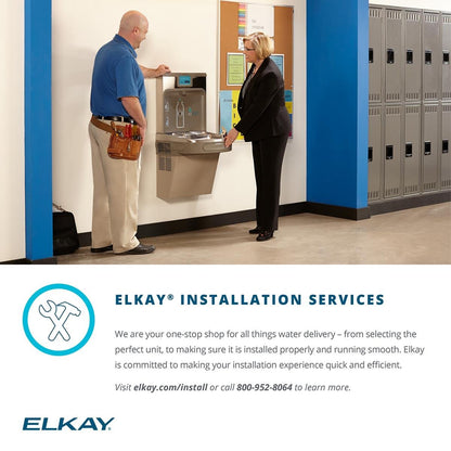 Elkay LZS8WSSP verbesserte EZH2O-Flaschenfüllstation & Single ADA Cooler, gefiltert 8 GPH rostfrei