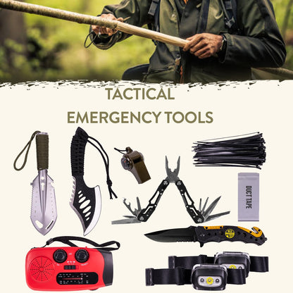 TacPreps 72-Stunden-Überlebens-Kit 45L Bug Out Bag