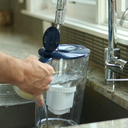 Epische Reinwasserfilter-Pitcher | Navy Blue | 3.5L | 100% BPA-frei