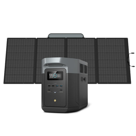 EF ECOFLOW Solargenerator DELTA 2 Max 2048Wh mit 400W Solarpanel