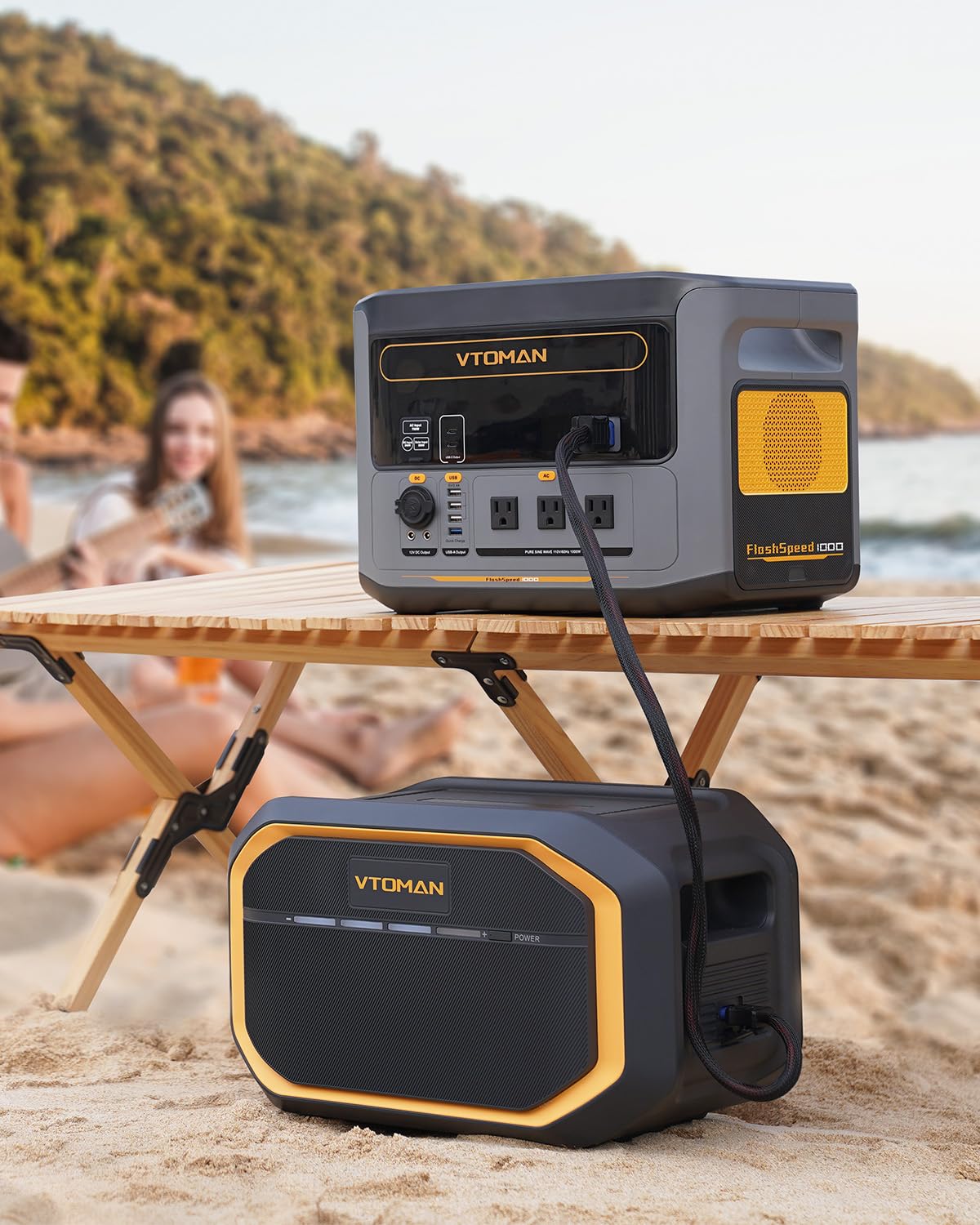 VTOMAN 3096Wh Portable Power Station mit extra Batterie