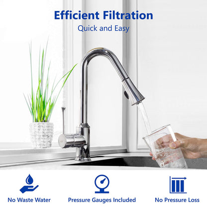 Express Wasser Schwermetall Ganzhaus Wasserfilter - 3 Stufen Home Wasser Filtration System
