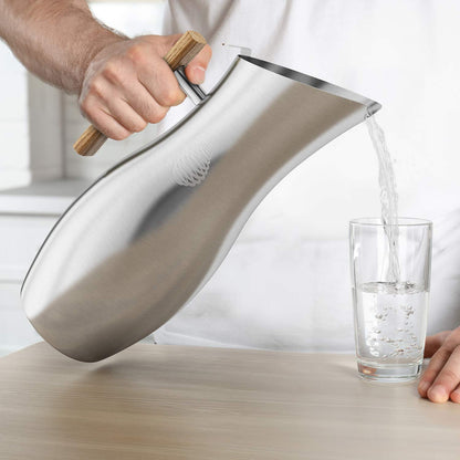 Invigored Wasser pH Vitalität Edelstahl Alkalische Wasser-Pitcher