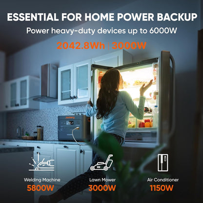 Jackery Portable Power Station Explorer 2000 Plus, Solargenerator