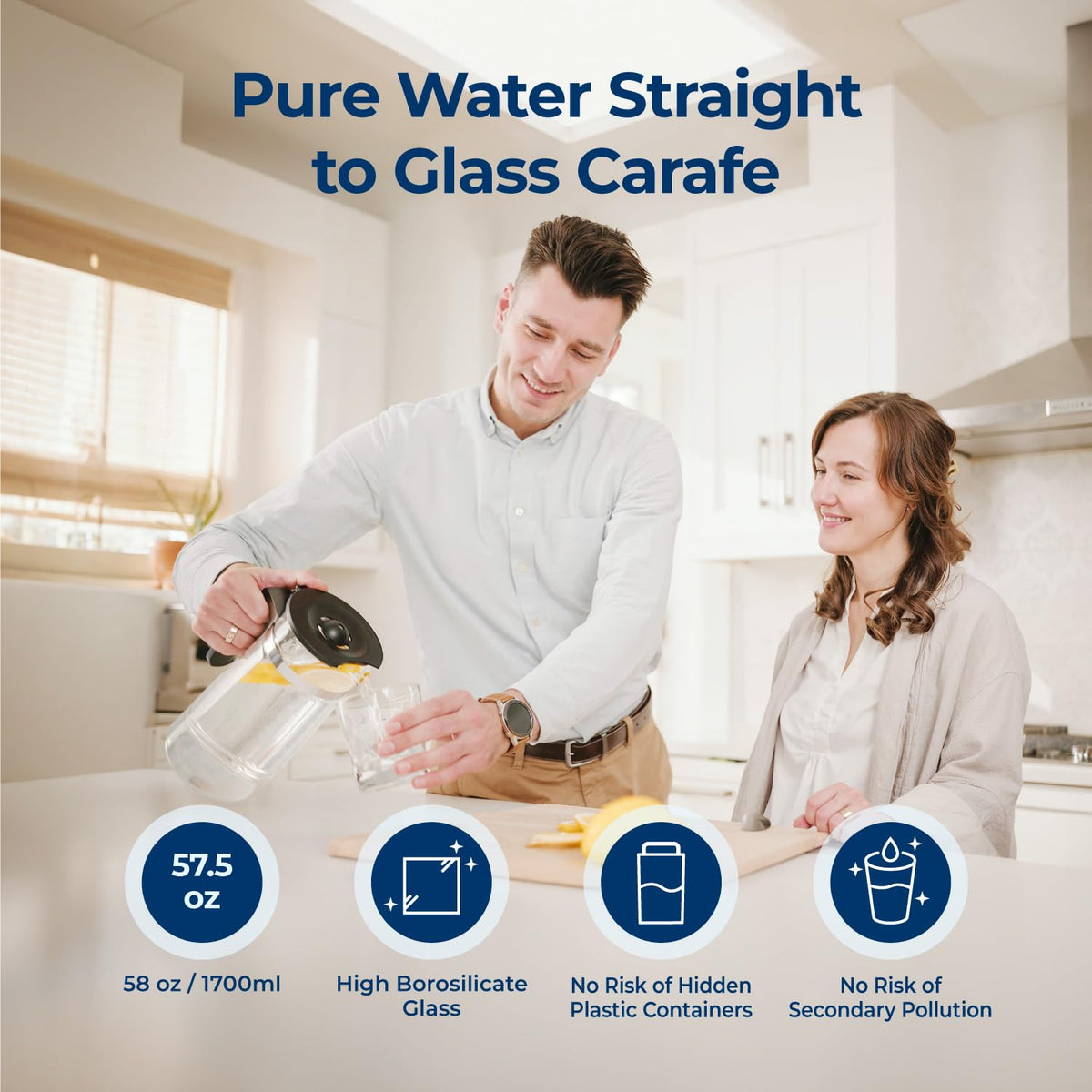 Bluevua RO100ROPOT-UV-Umkehrosmose-System Gegenstück Wasserfilter