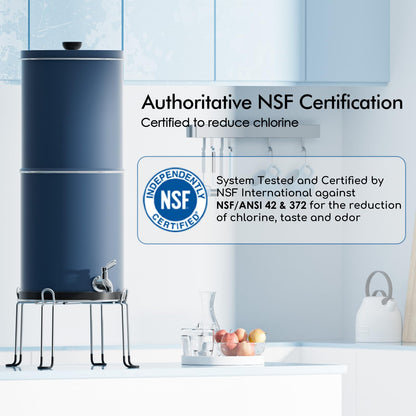 Purewell 3-Stufe 0,01μm Ultra-Filtration Gravitationswasserfiltersystem