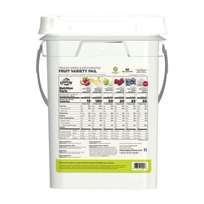 Augason Farms Dehydrierter und Gefriergetrockneter Fruchtsorten-Pail