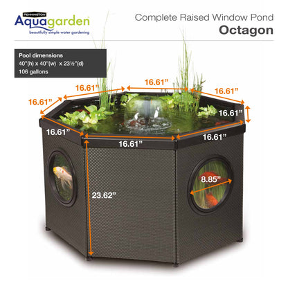 Pennington Aquagarden, Komplettes Angehobenes Fensterteich-Kit