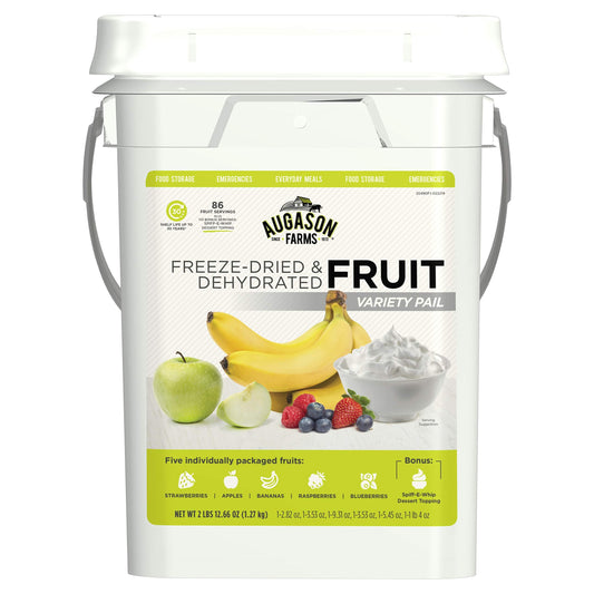 Augason Farms Dehydrierter und Gefriergetrockneter Fruchtsorten-Pail