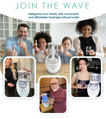 PIURIFY 1417 g Wasserstoffwasser-Pitcher