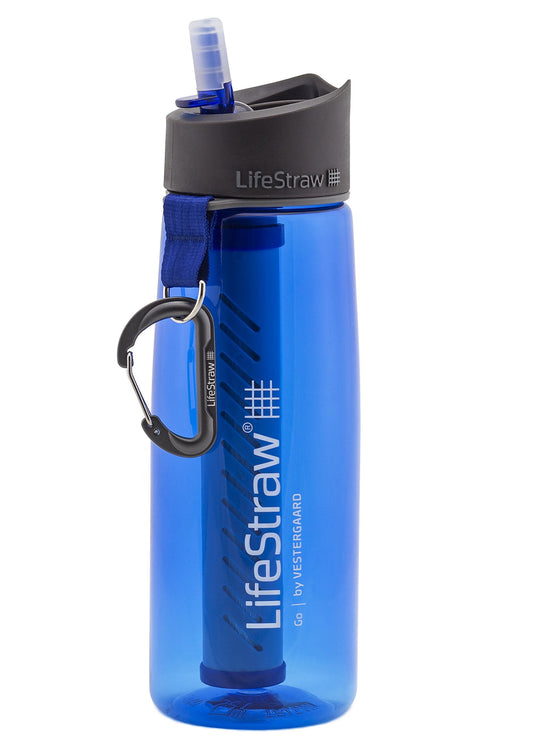 LifeStraw Go Wasserfilterflasche mit integriertem 2-stufigem Filterstraw