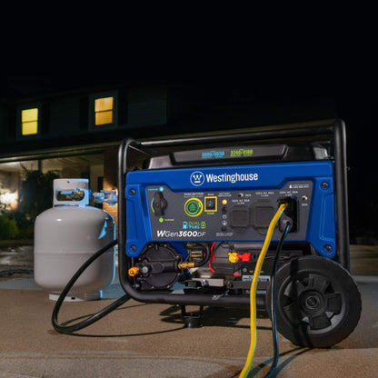 Westinghouse Portable Generator mit 4650 Peak Watt Dual Fuel und Remote Electric Start