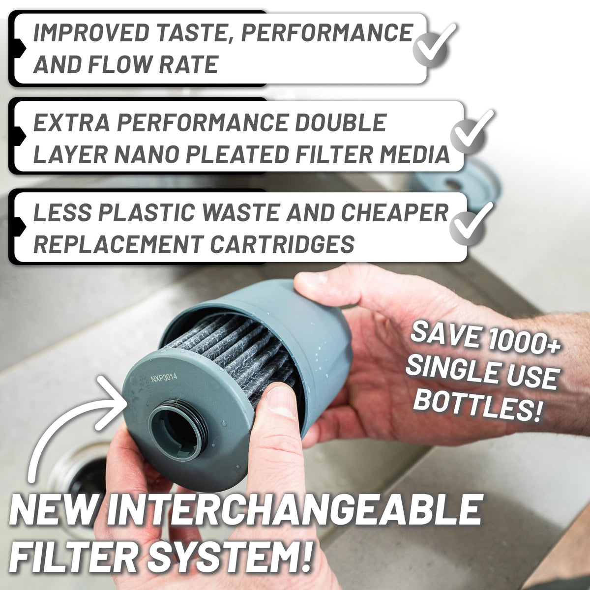 Epische Wasserfilter Ersatzfilter für Epic Nano XP Wasserfilter-Pitcher