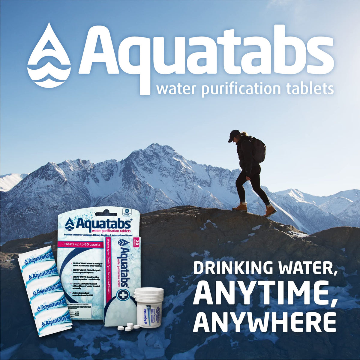 Aquatabs Wasserreinigung Tabletten (397mg, 100 Packung)