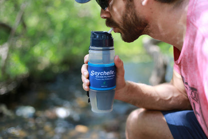 Seychelle Extreme Water Filter Flasche - Camping, Reisen, Wandern, Backpacking, Überleben und Notfall - entfernt Bakterien, Viren, radiologische Verunreinigungen - 794 g