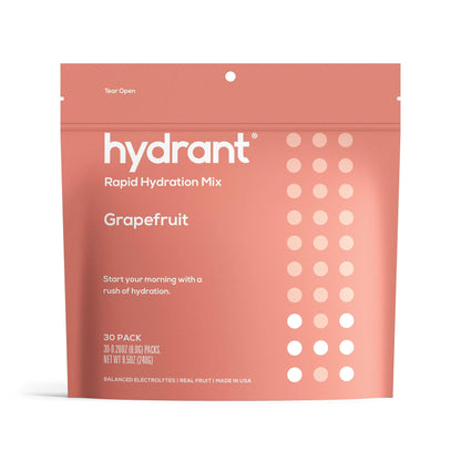 Hydrant Grapefruit Rapid Hydration Mix Version 2 | Elektrolytpulver | Dehydratisierung Recovery Drink - 30pk