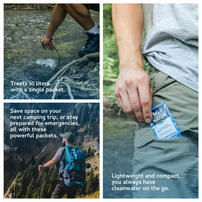 P & G Purifier von Wasser tragbaren Wasserreinigerpaketen