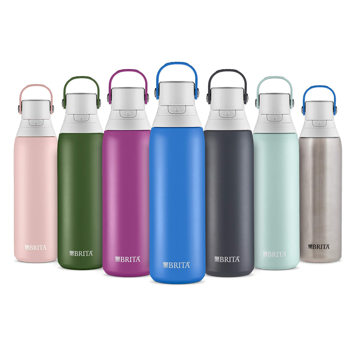 Brita 20 Unzen Premium Filterflasche mit Filter BPA Free - Edelstahl