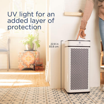 Medify MA-40 UV Light Luftreiniger mit echtem HEPA H14 Filter