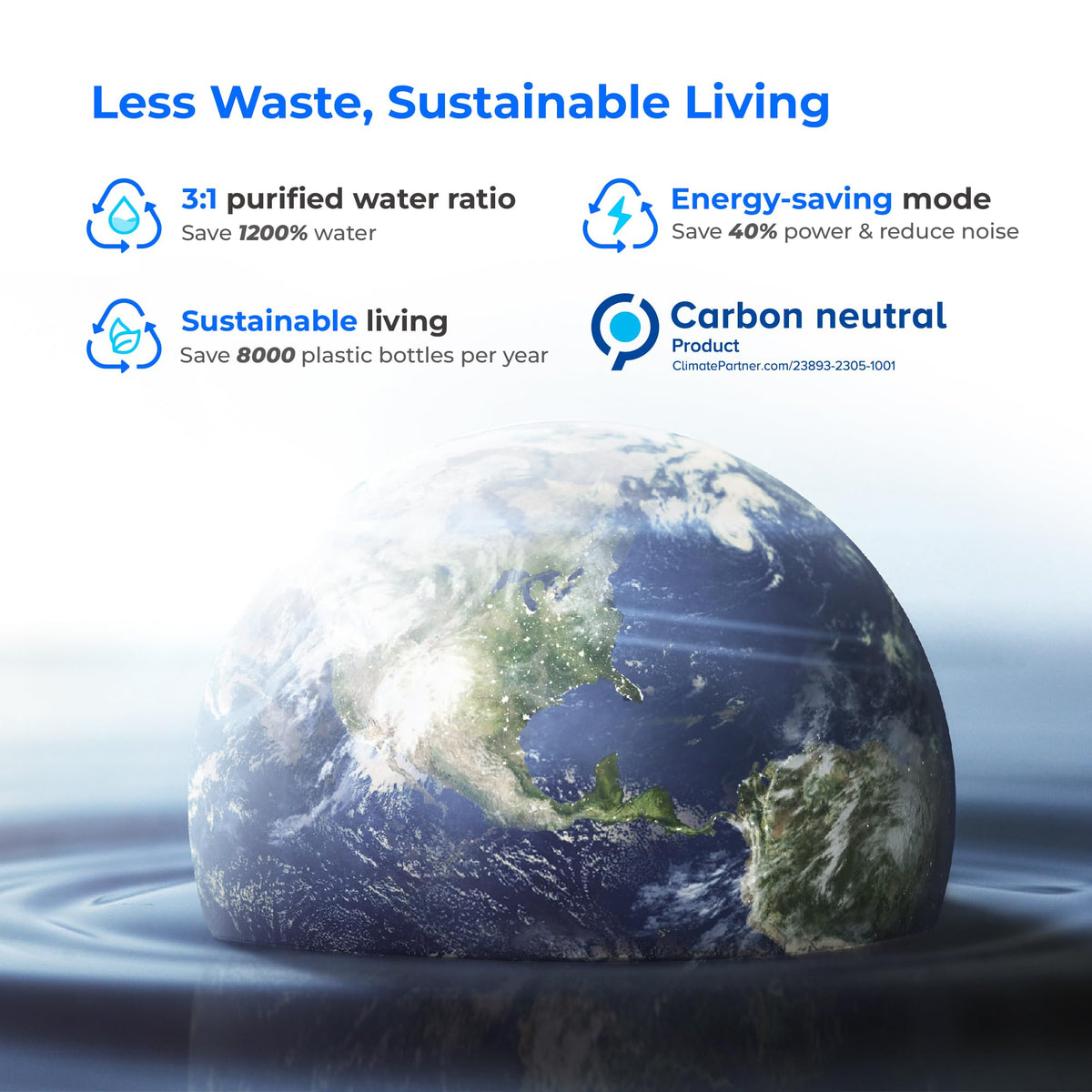 Wassertropfen X16-Alkalisches Tankless Reverse Osmose System