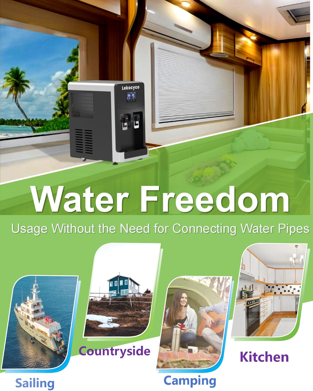 20L Lekocyco Desktop Atmospheric Water Generator