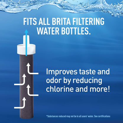 Brita 20 Unzen Premium Filterflasche mit Filter BPA Free - Edelstahl