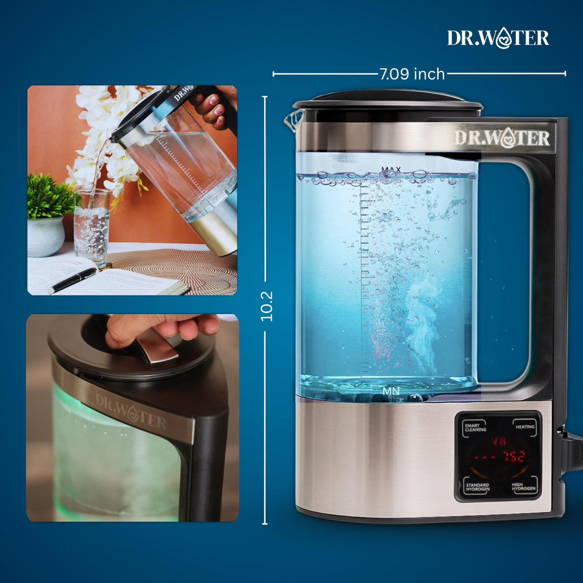 Dr. Water HydroPitcher | 1928 g Hydrogen Water Pitcher
