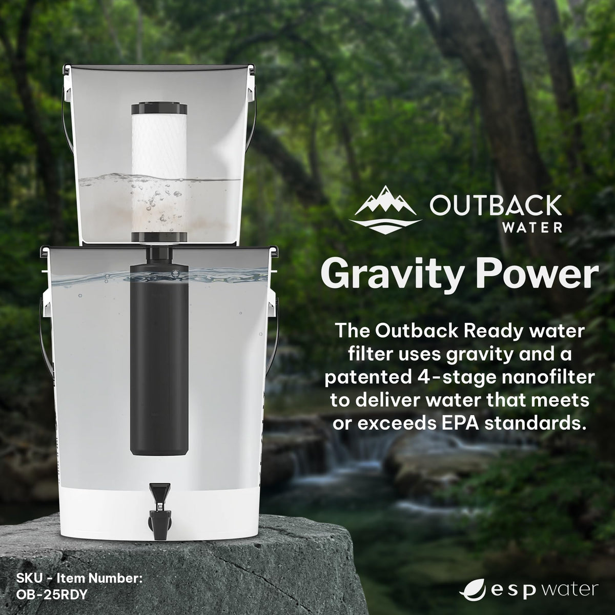Outback Notfall Trinkwasserfiltersystem