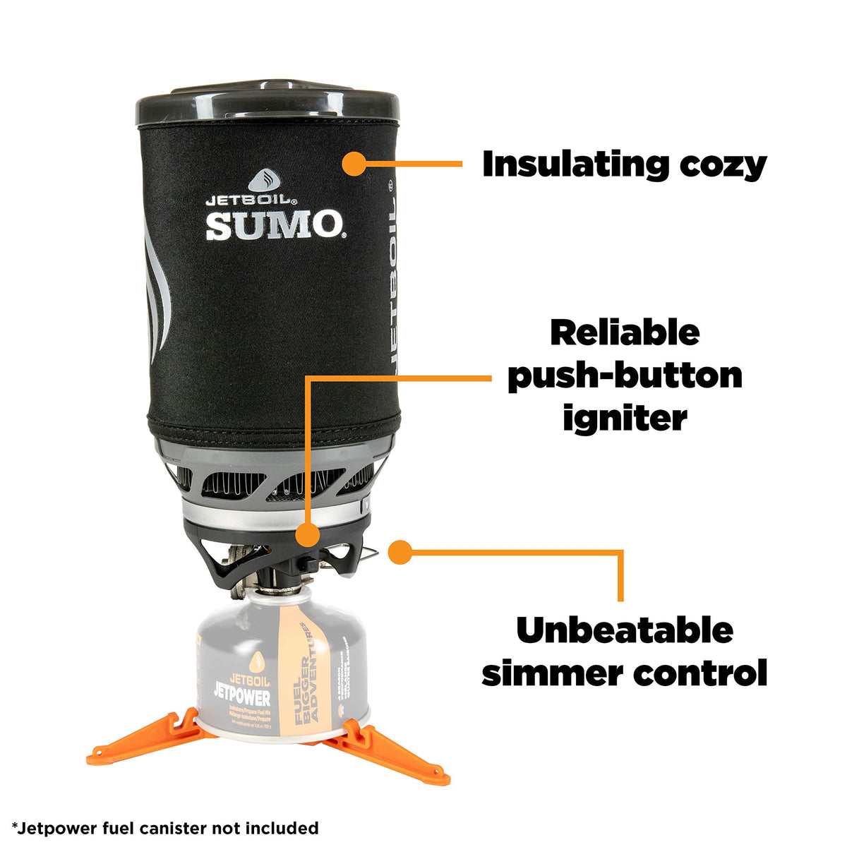Jetboil Sumo Camping Herd Kochsystem, Carbon