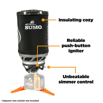 Jetboil Sumo Camping Herd Kochsystem, Carbon