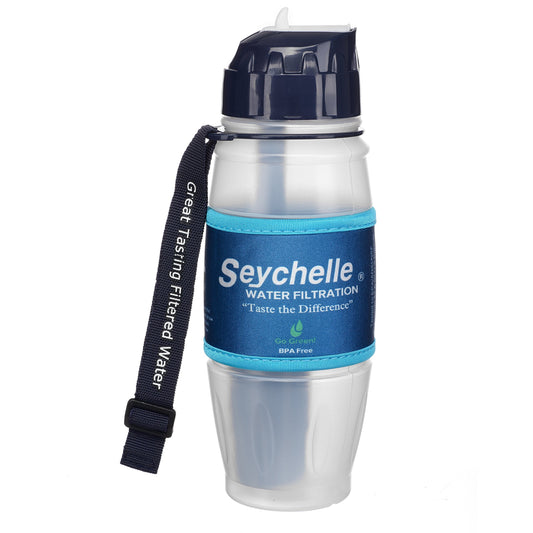 Seychelle Extreme Water Filter Flasche - Camping, Reisen, Wandern, Backpacking, Überleben und Notfall - entfernt Bakterien, Viren, radiologische Verunreinigungen - 794 g