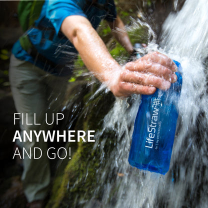 LifeStraw Go Wasserfilterflasche mit integriertem 2-stufigem Filterstraw
