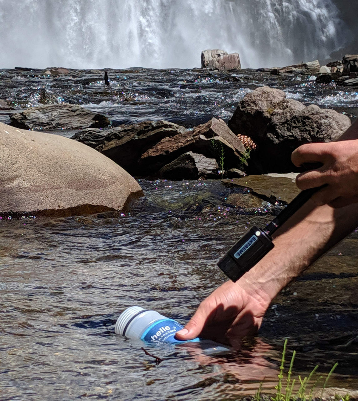 Seychelle Extreme Water Filter Flasche - Camping, Reisen, Wandern, Backpacking, Überleben und Notfall - entfernt Bakterien, Viren, radiologische Verunreinigungen - 794 g